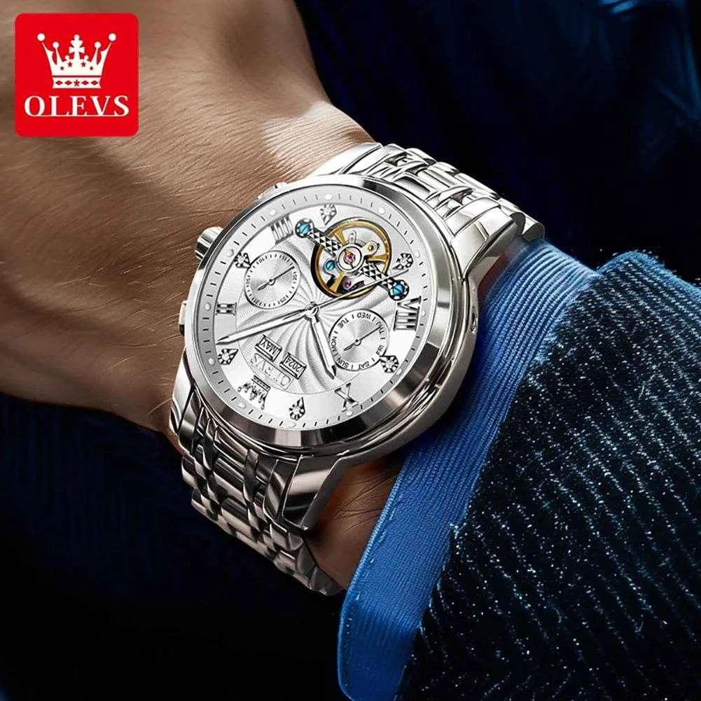 Reloj OLEVS 7088 Hombre Elegante | El Reloj OLEVS Hombre Elegante que Combina Estilo y Precisión