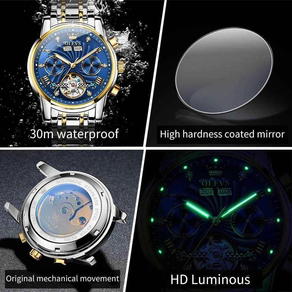 Reloj OLEVS 7088 Hombre Elegante | El Reloj OLEVS Hombre Elegante que Combina Estilo y Precisión