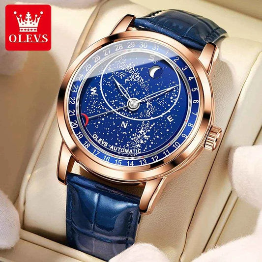 Reloj OLEVS de lujo 9923 para Hombres – Acero Inoxidable y Diseño Elegante