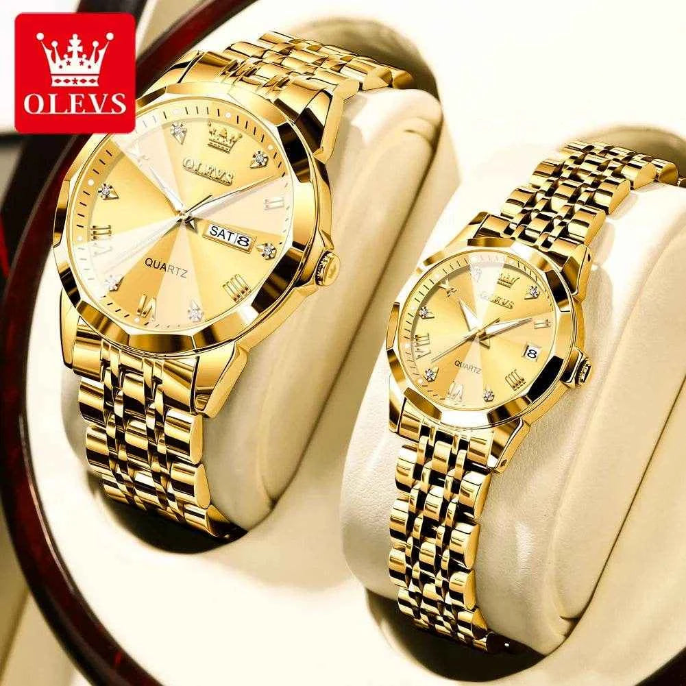 OLEVS 9931 Set de Relojes para Parejas: Elegancia y Confort en OLEVS Relojes para Parejas