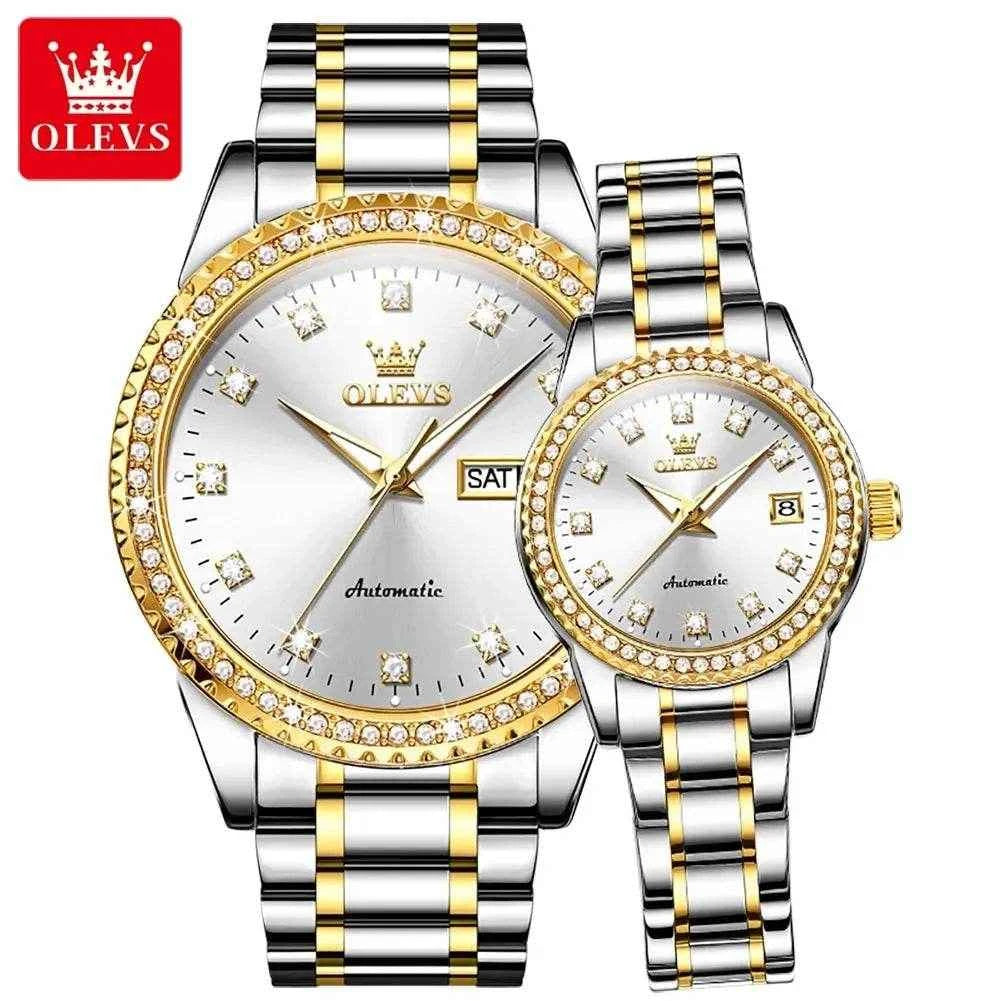 Reloj Deportivo Elegante OLEVS 7003 para Parejas - Estilo y Funcionalidad