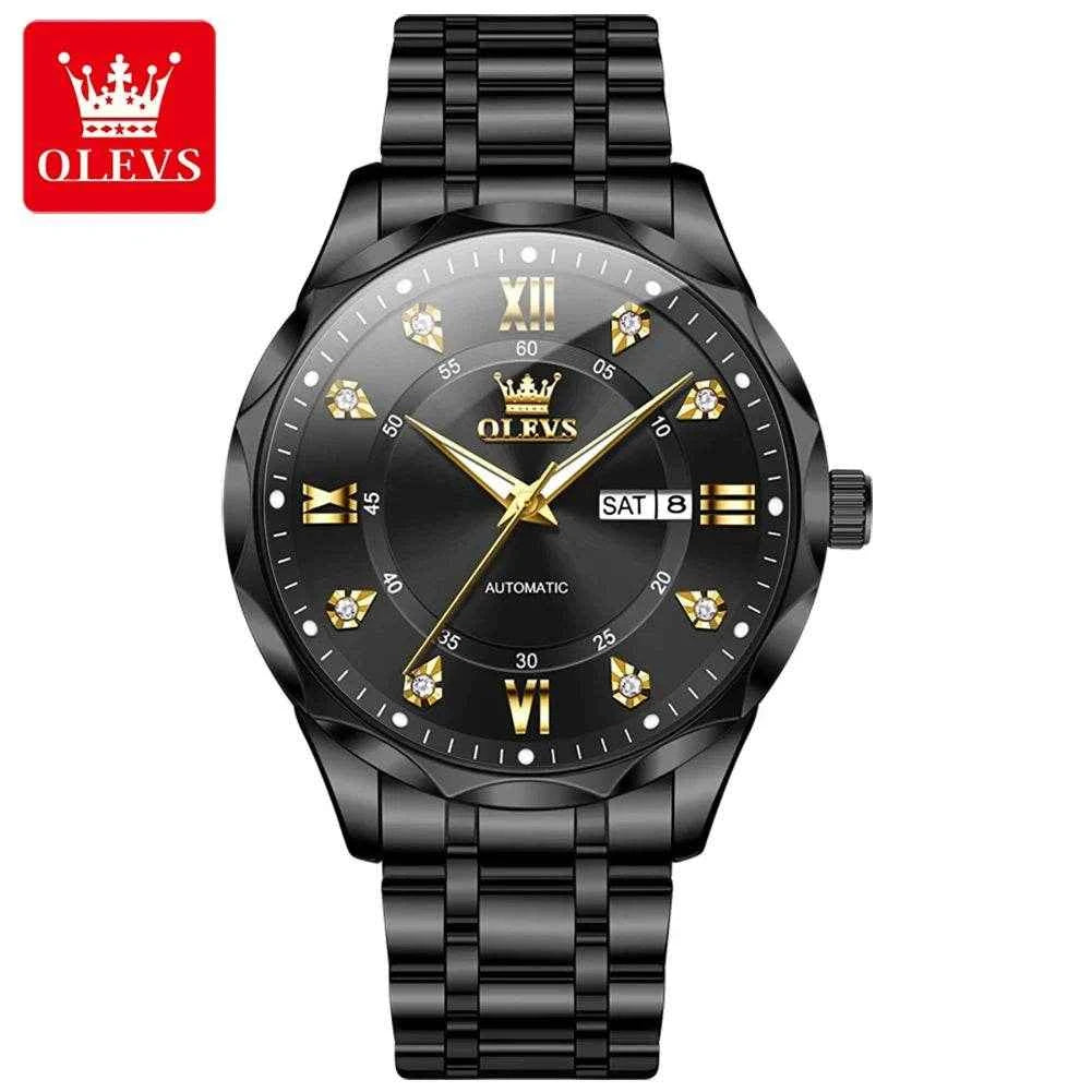 Reloj moderno de acero inoxidable OLEVS para un estilo elegante y duradero