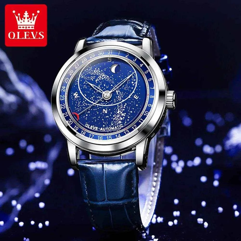 Reloj OLEVS de lujo 9923 para Hombres – Acero Inoxidable y Diseño Elegante