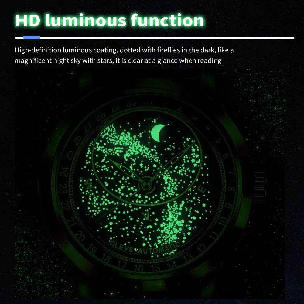 Reloj OLEVS de lujo 9923 para Hombres – Acero Inoxidable y Diseño Elegante