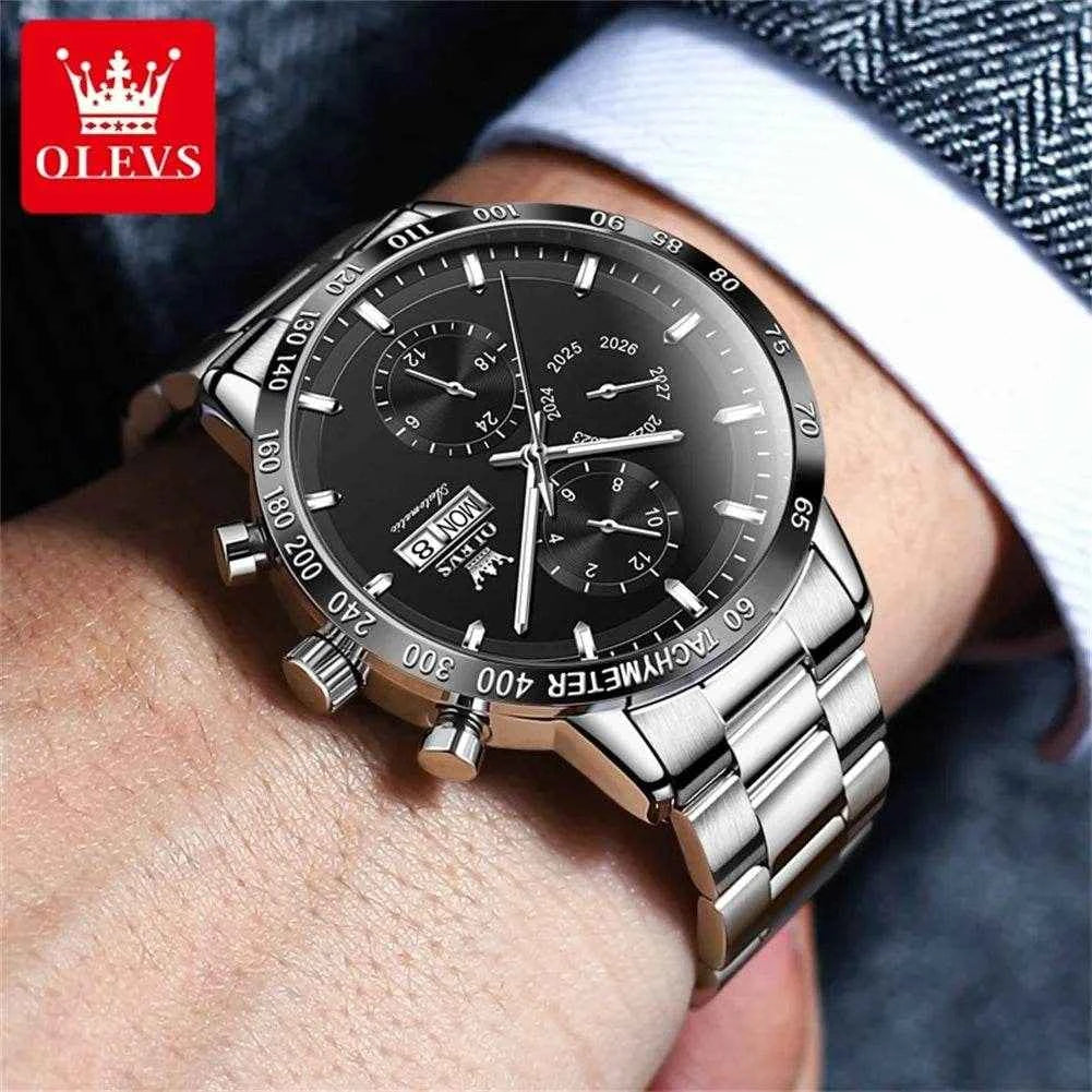 Reloj OLEVS 6683 Hombre Lujo Clásico y Resistente al Agua