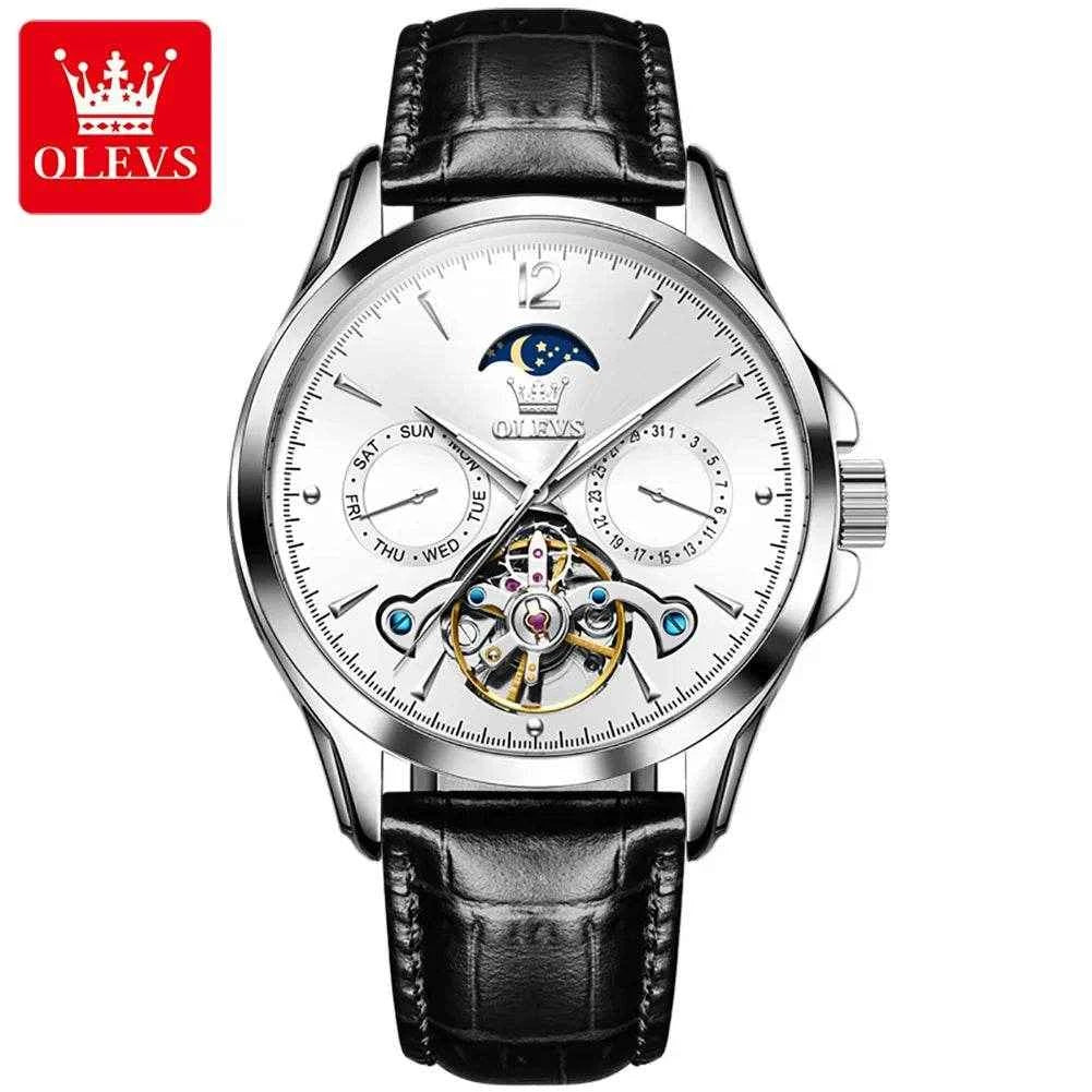 Reloj automático OLEVS 6663 hombre: Diseño elegante y precisión excepcional