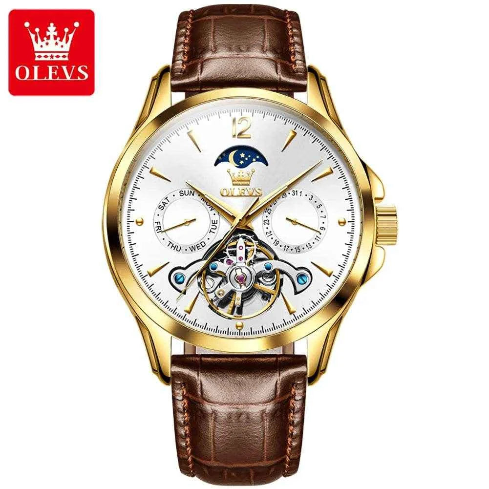 Reloj automático OLEVS 6663 hombre: Diseño elegante y precisión excepcional