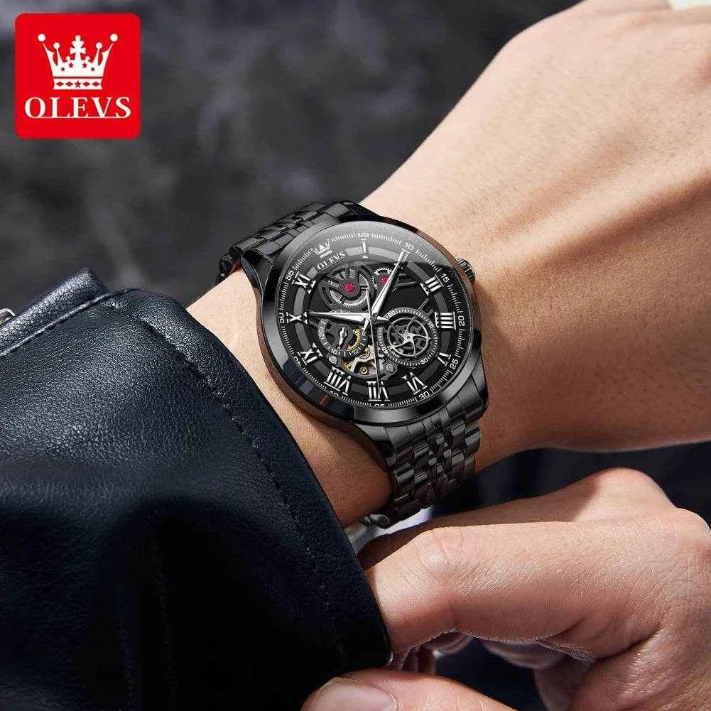 Reloj OLEVS para Hombres 7076 – Elegancia y Precisión en Cada Pulso