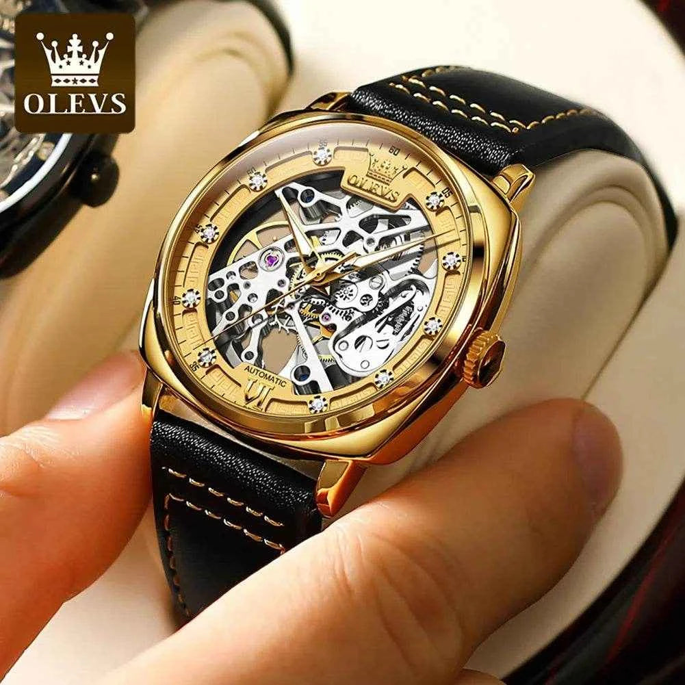 Reloj automático OLEVS resistente al agua - Elegancia y funcionalidad al alcance de tu mano