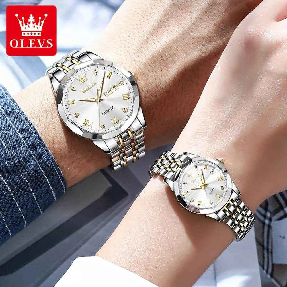 OLEVS 9931 Set de Relojes para Parejas: Elegancia y Confort en OLEVS Relojes para Parejas