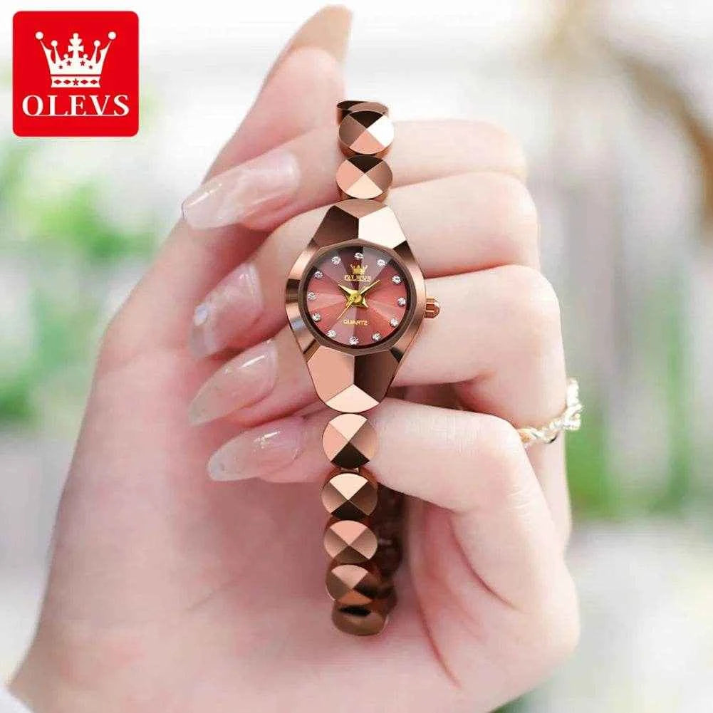 Reloj OLEVS 7007 Mujer: Elegancia Clásica en Acero Inoxidable para Cada Ocasión