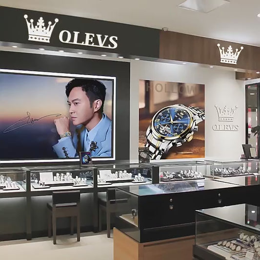 OLEVS 9920 - Reloj de lujo para hombre elegante y sofisticado