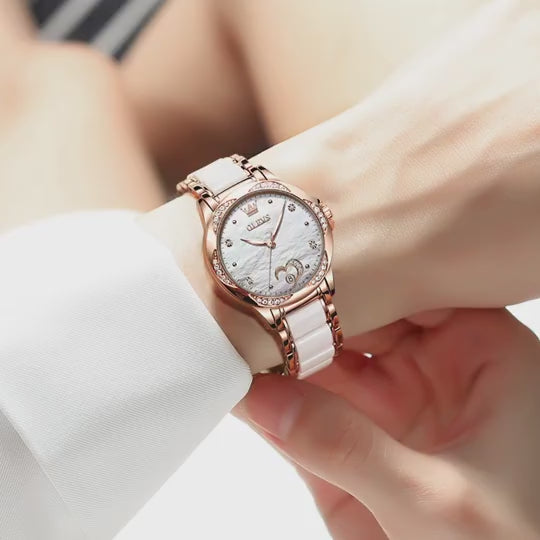 OLEVS 6631 - Reloj Elegante para Mujer de Estilo Sofisticado